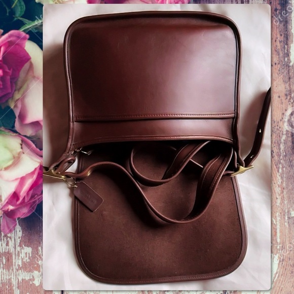 COACH VINTAGE PATRICIA’S LEGACY BROWN CROSSBODY BAG 9951 - Picture 10 of 17